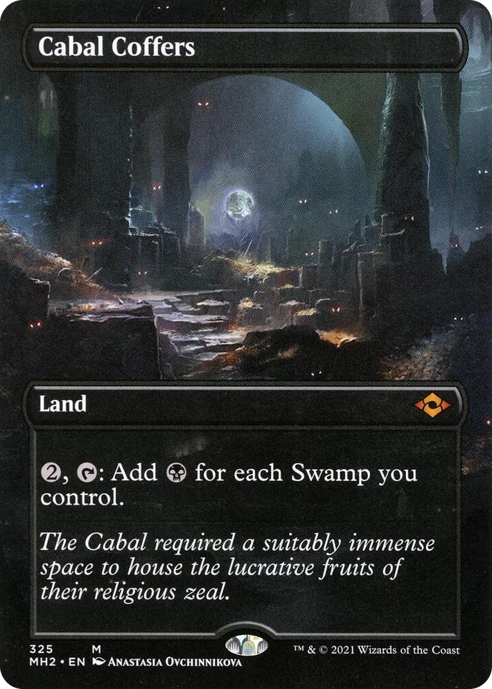 0325 Cabal Coffers (Borderless) M Modern Horizons 2