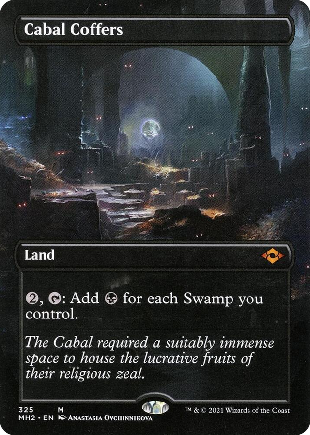 0325 Cabal Coffers (Borderless) M Modern Horizons 2
