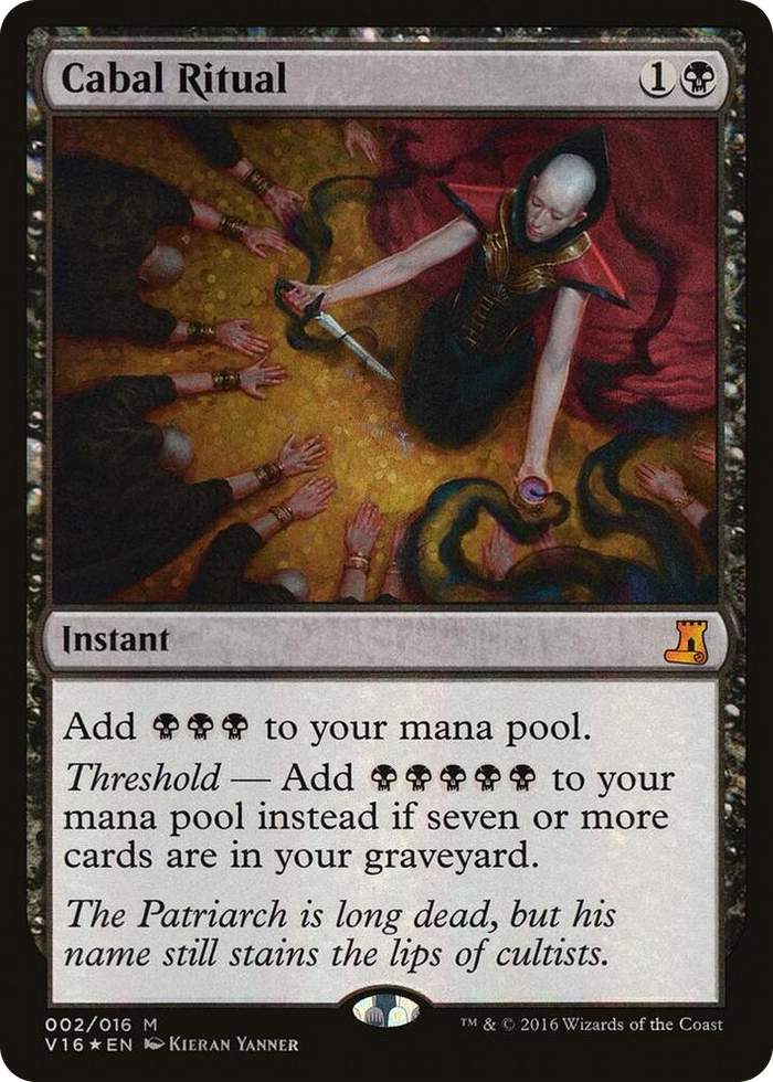 Cabal Ritual #2 M - From the Vault: Lore Pokemon card