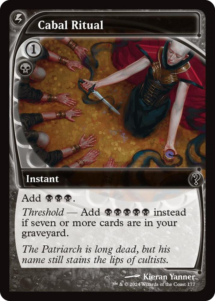 Cabal Ritual (Future Sight) #177 C - Mystery Booster 2 Pokemon card