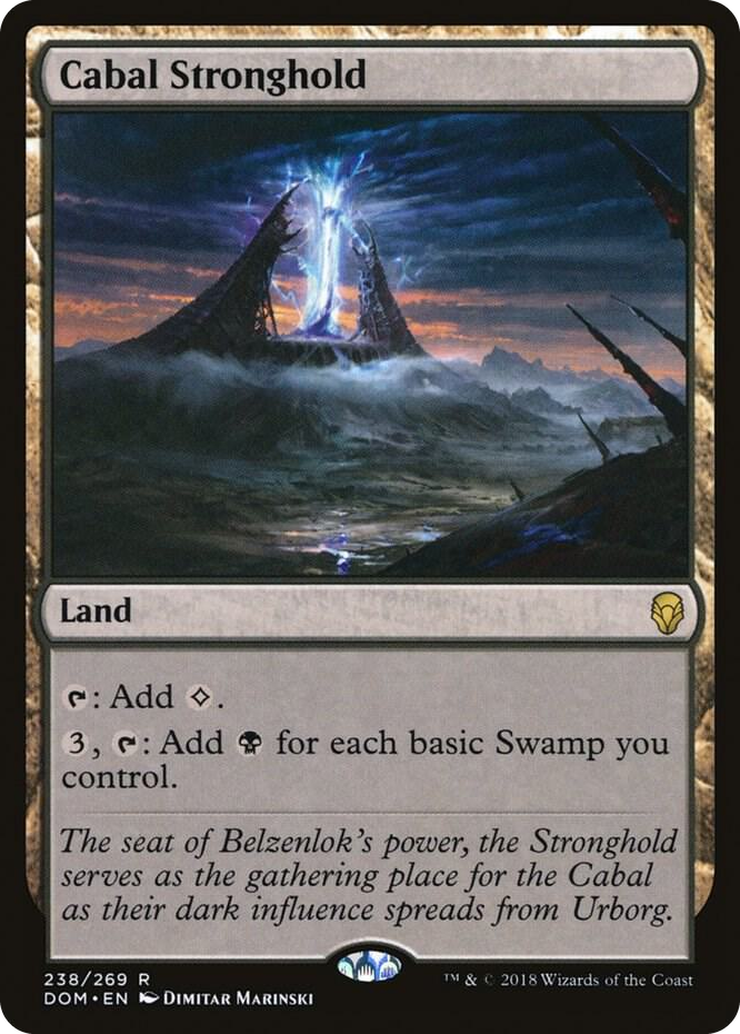 0238 Cabal Stronghold R Dominaria