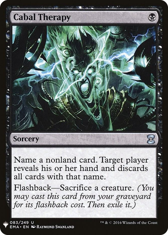 0083 Cabal Therapy U The List Reprints