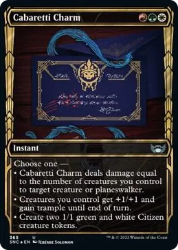0365 Cabaretti Charm (Gilded Foil) U Streets of New Capenna