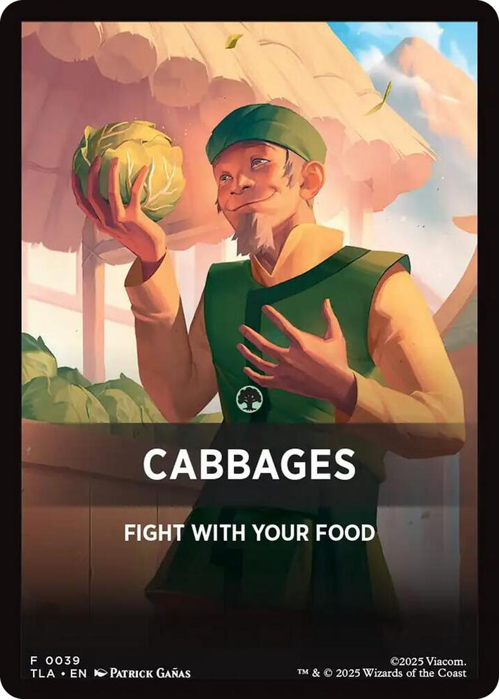 0039 Cabbages Theme Card T The Last Airbender