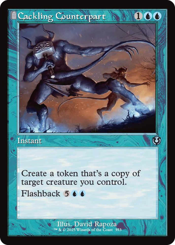 0353 Cackling Counterpart (Retro Frame) U Innistrad Remastered