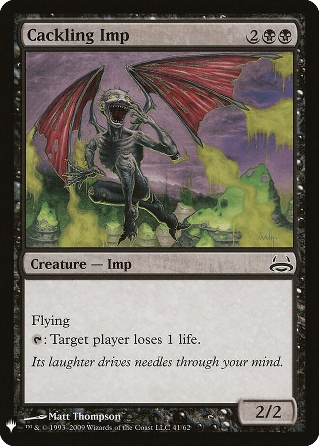 0041 Cackling Imp C The List Reprints