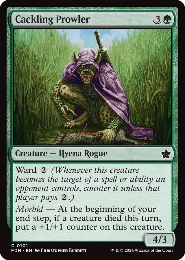 0101 Cackling Prowler C Foundations