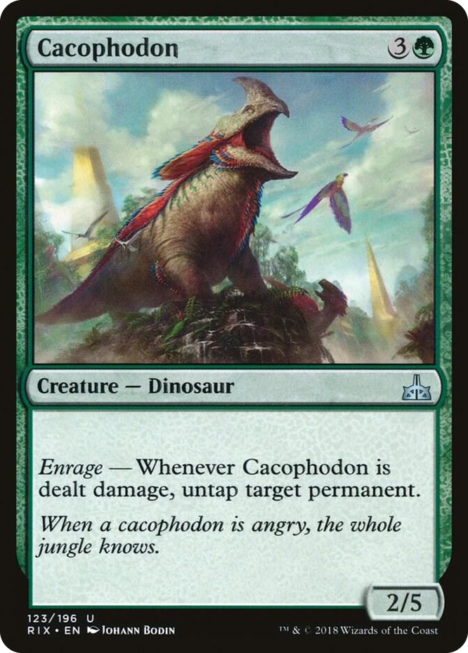 0123 Cacophodon U Rivals of Ixalan