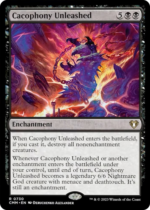 0730 Cacophony Unleashed R Commander Masters