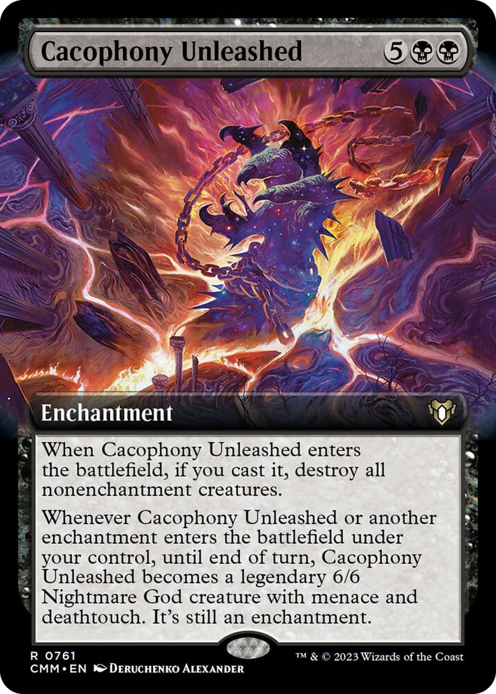 0761 Cacophony Unleashed (Extended Art) R Commander Masters
