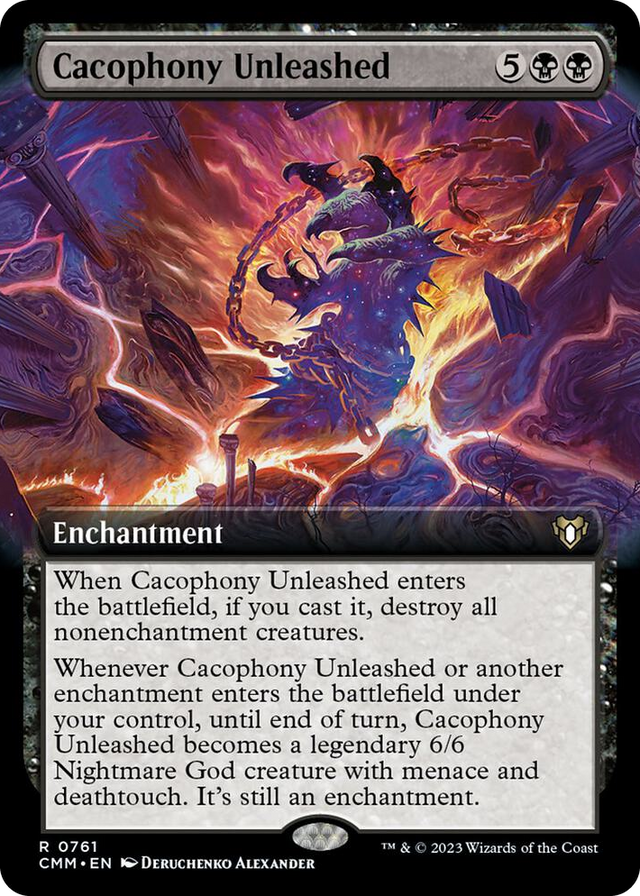 0761 Cacophony Unleashed (Extended Art) R Commander Masters