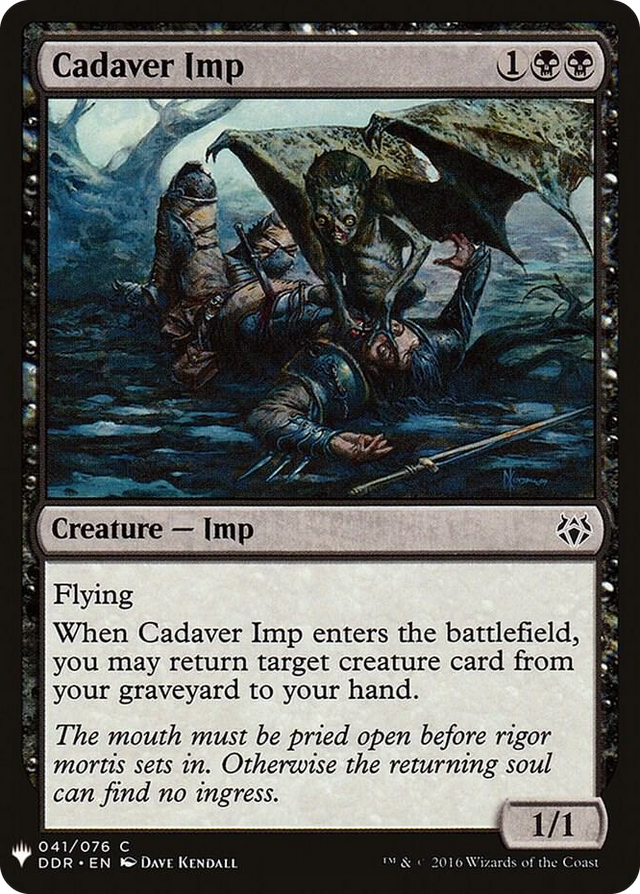 0041 Cadaver Imp C The List Reprints
