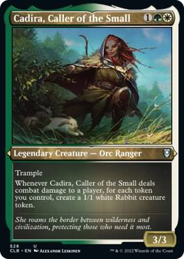 Cadira, Caller of the Small (Foil Etched) #528 U - Commander Legends: Battle for Baldur's Gate Pokemon card