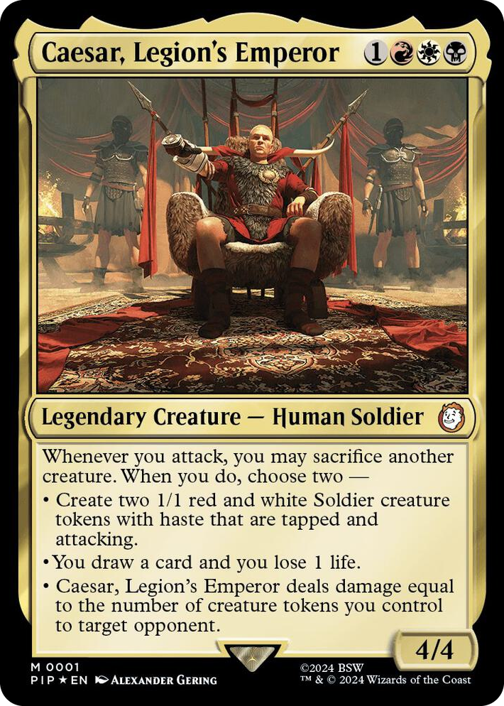 0001 Caesar, Legion's Emperor M Universes Beyond: Fallout