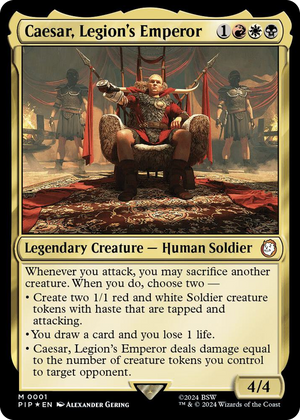 0001 Caesar, Legion's Emperor M Universes Beyond: Fallout