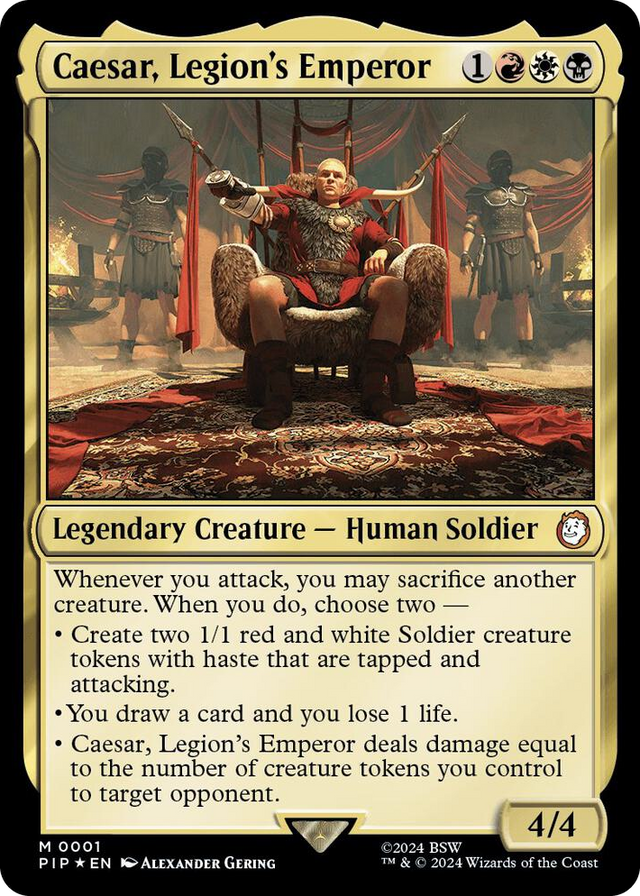 0001 Caesar, Legion's Emperor M Universes Beyond: Fallout