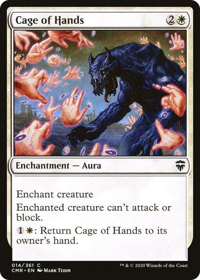 0014 Cage of Hands C Commander Legends