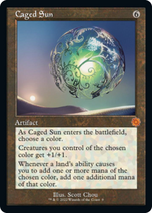0009 Caged Sun M The Brothers' War: Retro Frame Artifacts