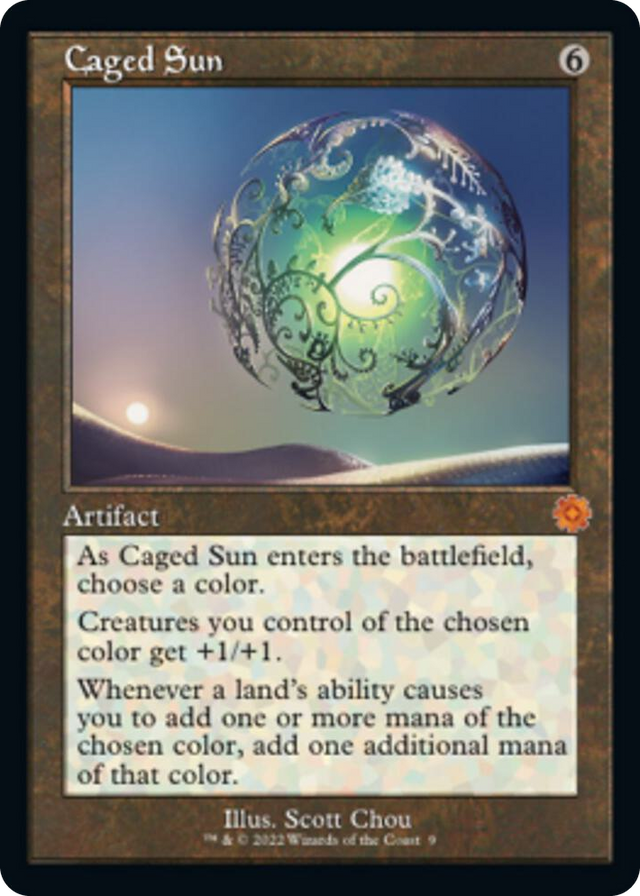 0009 Caged Sun M The Brothers' War: Retro Frame Artifacts