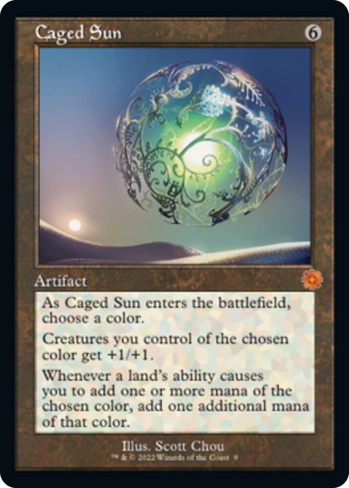 0009 Caged Sun M The Brothers' War: Retro Frame Artifacts