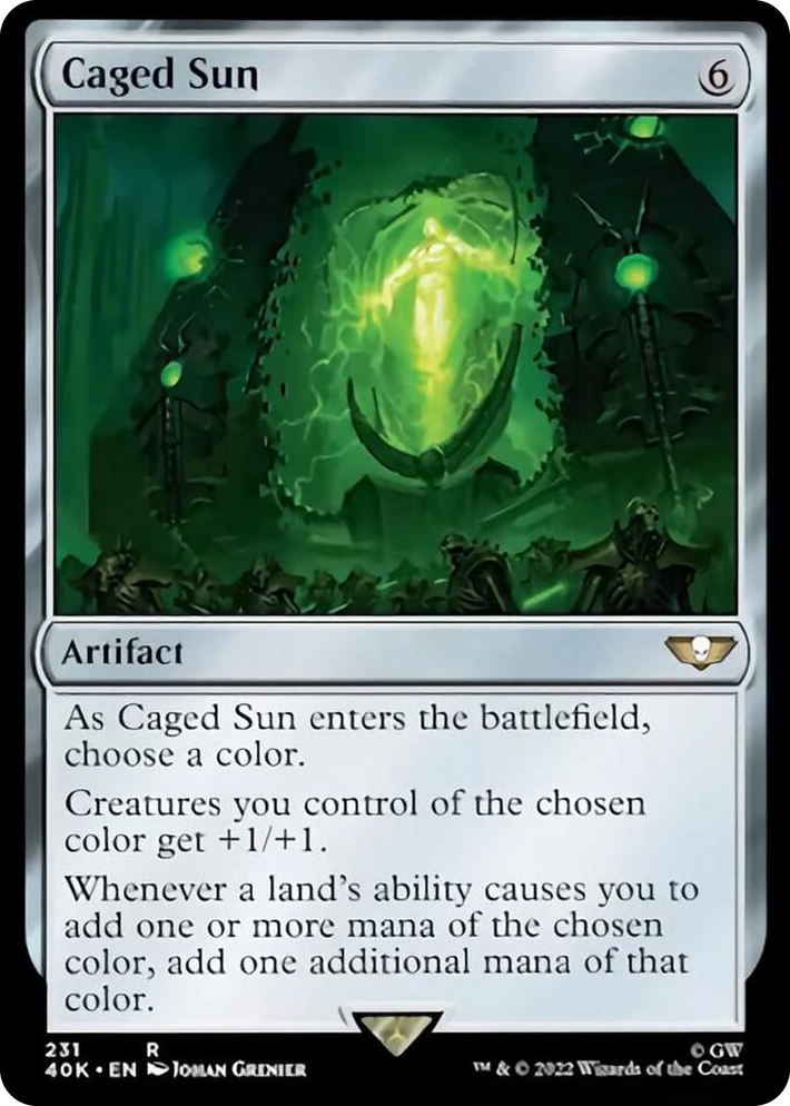 0231 Caged Sun R Universes Beyond: Warhammer 40,000