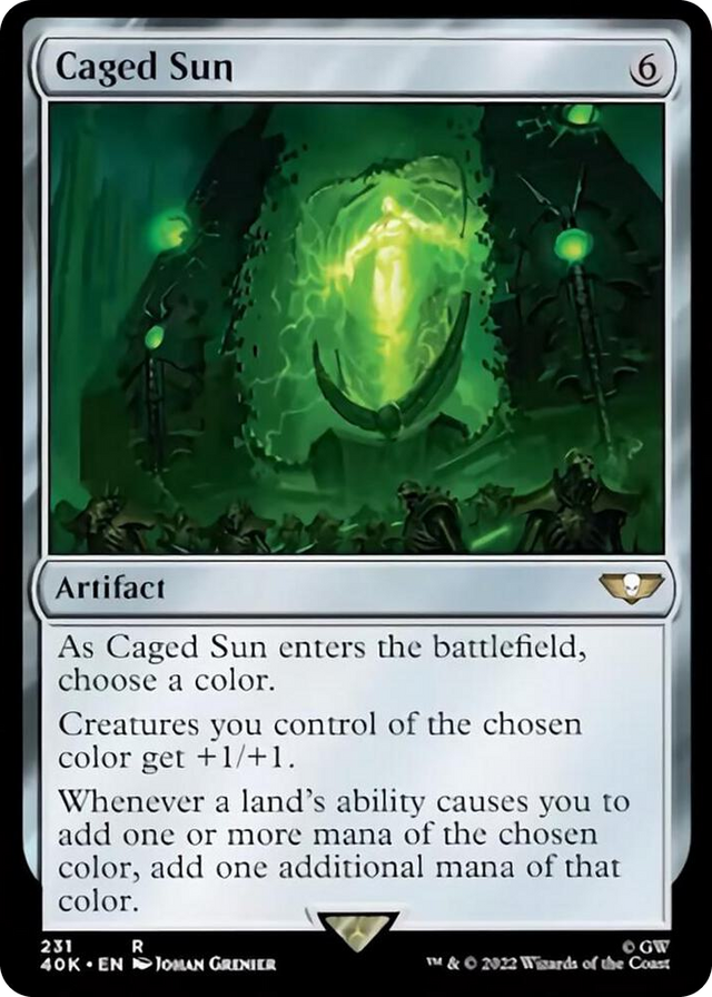0231 Caged Sun R Universes Beyond: Warhammer 40,000