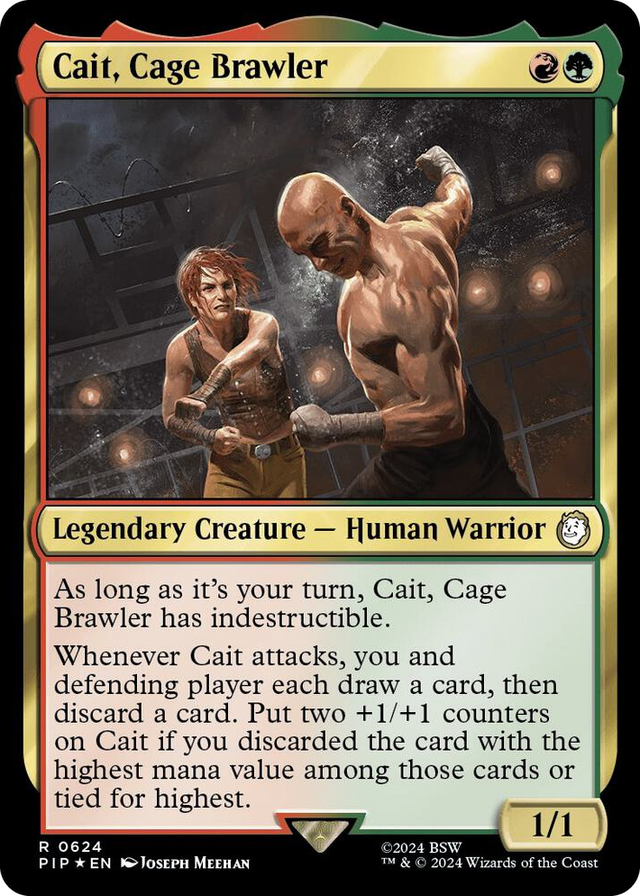 0624 Cait, Cage Brawler (Surge Foil) R Universes Beyond: Fallout