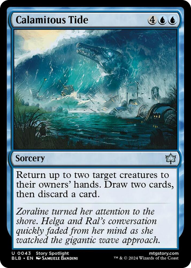 0043 Calamitous Tide U Bloomburrow