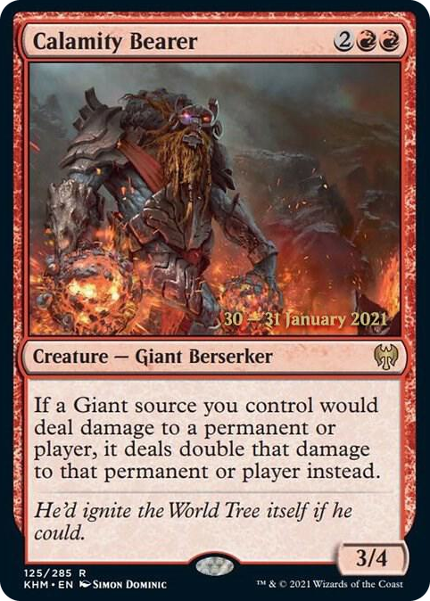Calamity Bearer #125 R - Prerelease Cards Pokemon card