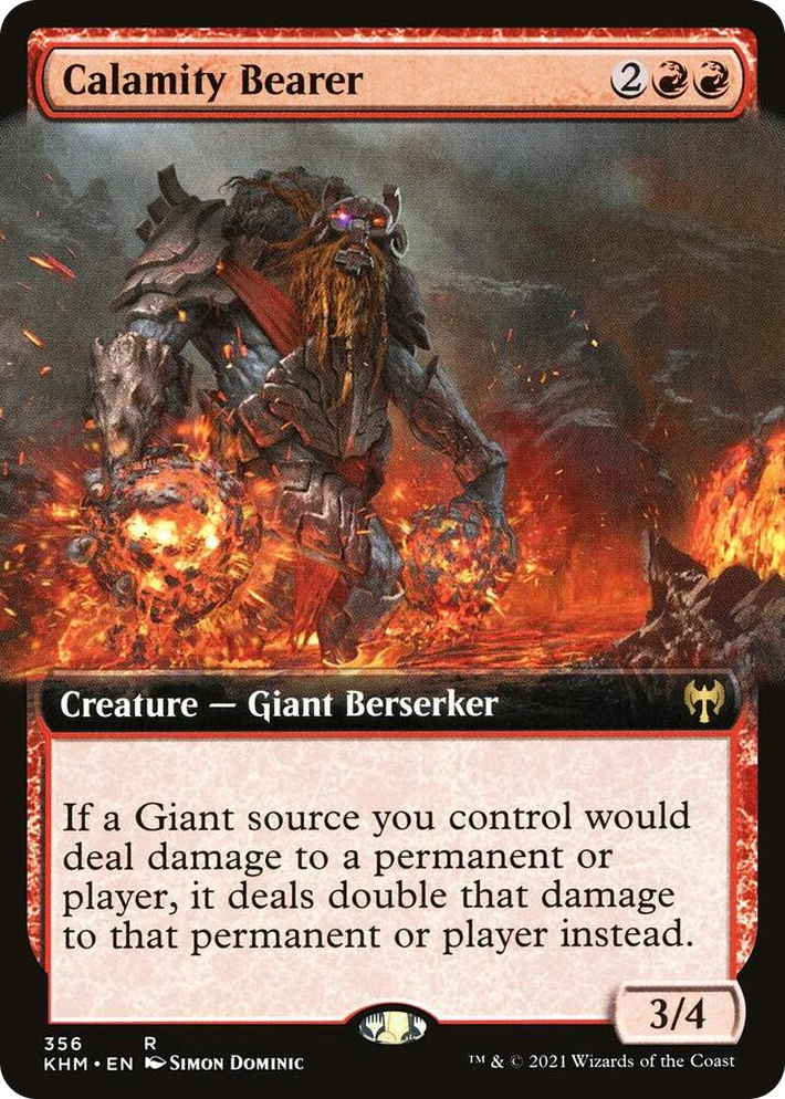0356 Calamity Bearer (Extended Art) R Kaldheim
