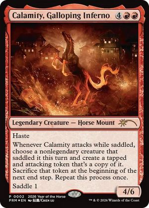 0002 Calamity, Galloping Inferno (Year of the Horse 2026) P Standard Showdown Promos