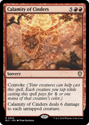 0023 Calamity of Cinders R Commander: Bloomburrow