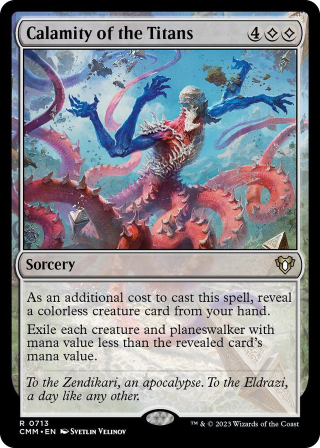 0713 Calamity of the Titans R Commander Masters