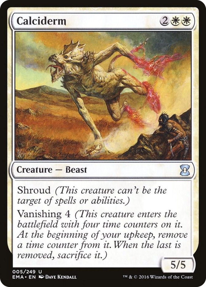 Calciderm #5 U - Eternal Masters Pokemon card