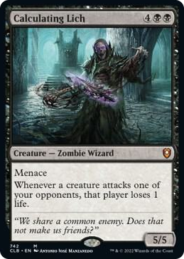 0742 Calculating Lich M Commander Legends: Battle for Baldur's Gate