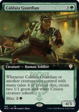 0156 Caldaia Guardian (Extended Art) R Commander: Streets of New Capenna
