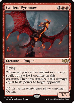 0033 Caldera Pyremaw R Commander: Tarkir: Dragonstorm