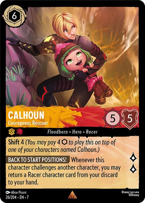 0026 Calhoun - Courageous Rescuer Rare Archazia's Island