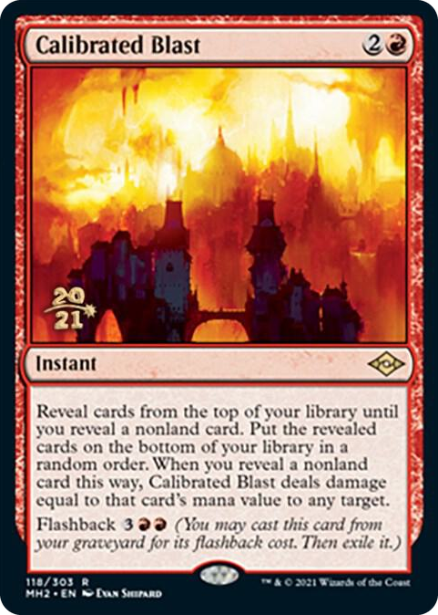 Calibrated Blast #118 R - Prerelease Cards Pokemon card