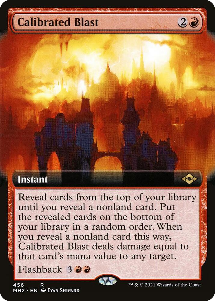 0456 Calibrated Blast (Extended Art) R Modern Horizons 2