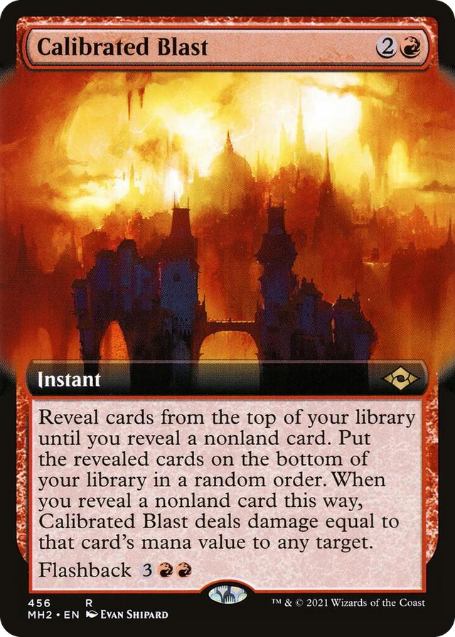 0456 Calibrated Blast (Extended Art) R Modern Horizons 2