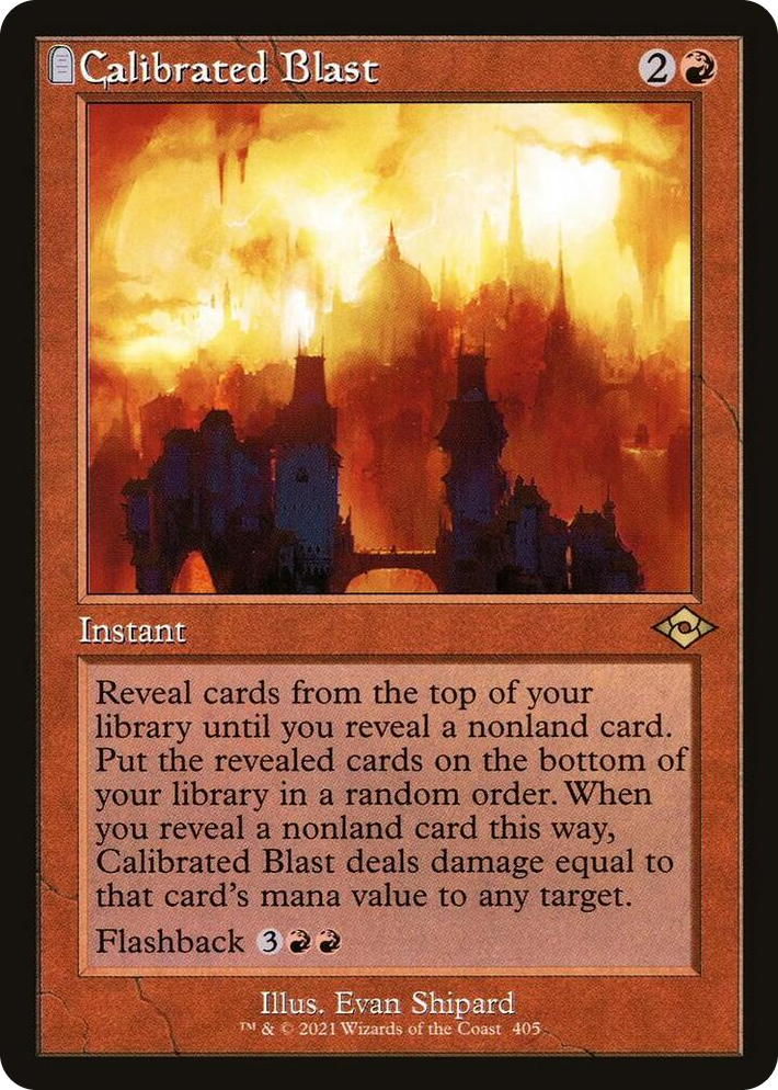 0405 Calibrated Blast (Retro Frame) R Modern Horizons 2