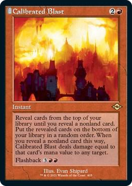 0405 Calibrated Blast (Retro Frame) (Foil Etched) R Modern Horizons 2