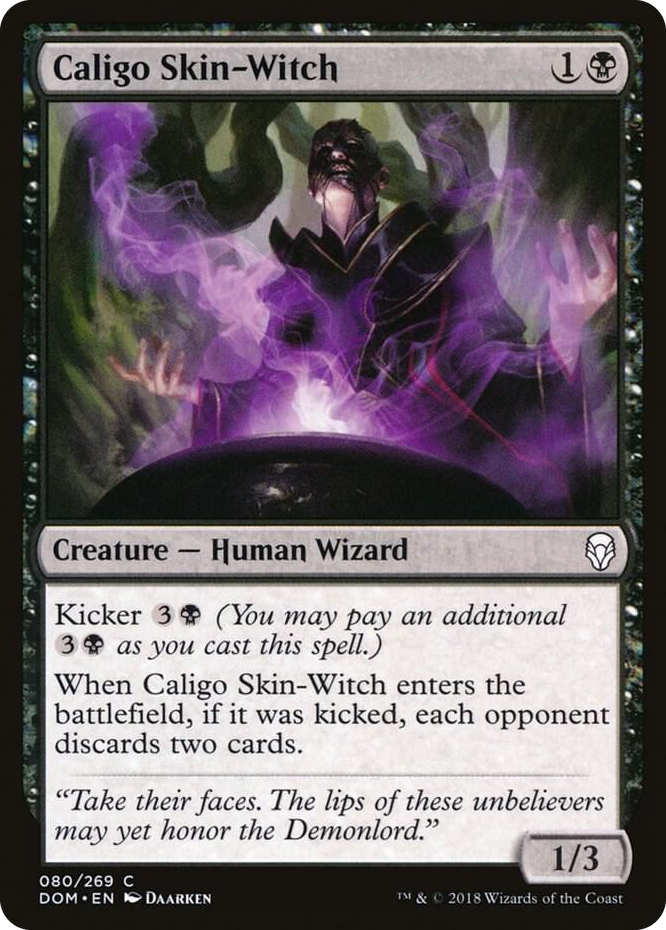 0080 Caligo Skin-Witch C Dominaria