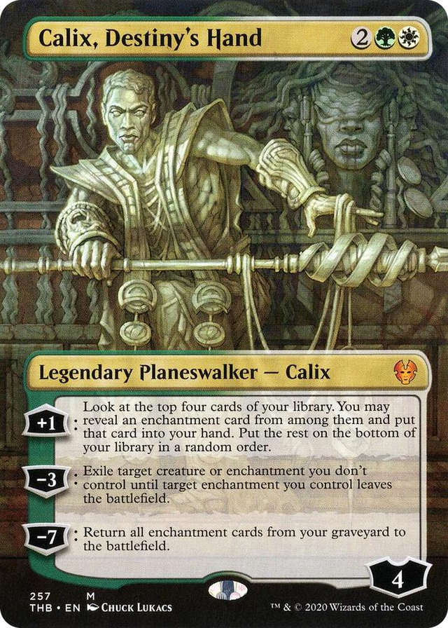 0257 Calix, Destiny's Hand (Borderless) M Theros Beyond Death