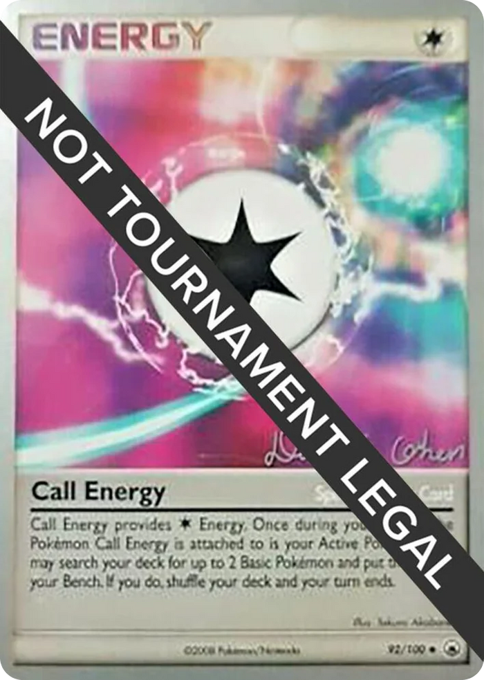 0092 Call Energy - 2009 (David Cohen) Uncommon World Championship Decks