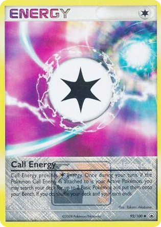 0092 Call Energy - 92/100 (League Promo) Promo League & Championship Cards