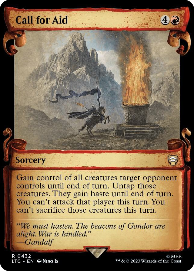 0432 Call for Aid (Showcase Scrolls) R Commander: The Lord of the Rings: Tales of Middle-earth