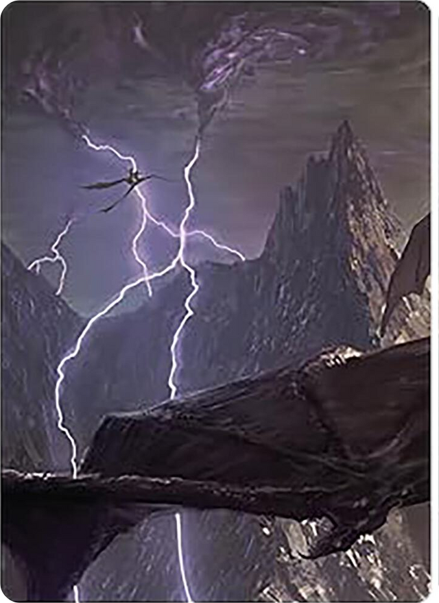 0019 Call Forth the Tempest Art Card S Art Series: Universes Beyond: The Lord of the Rings: Tales of Middle-earth