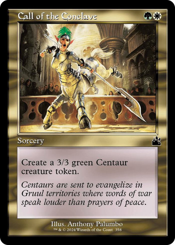 Call of the Conclave (Retro Frame) #358 C - Ravnica Remastered Pokemon card